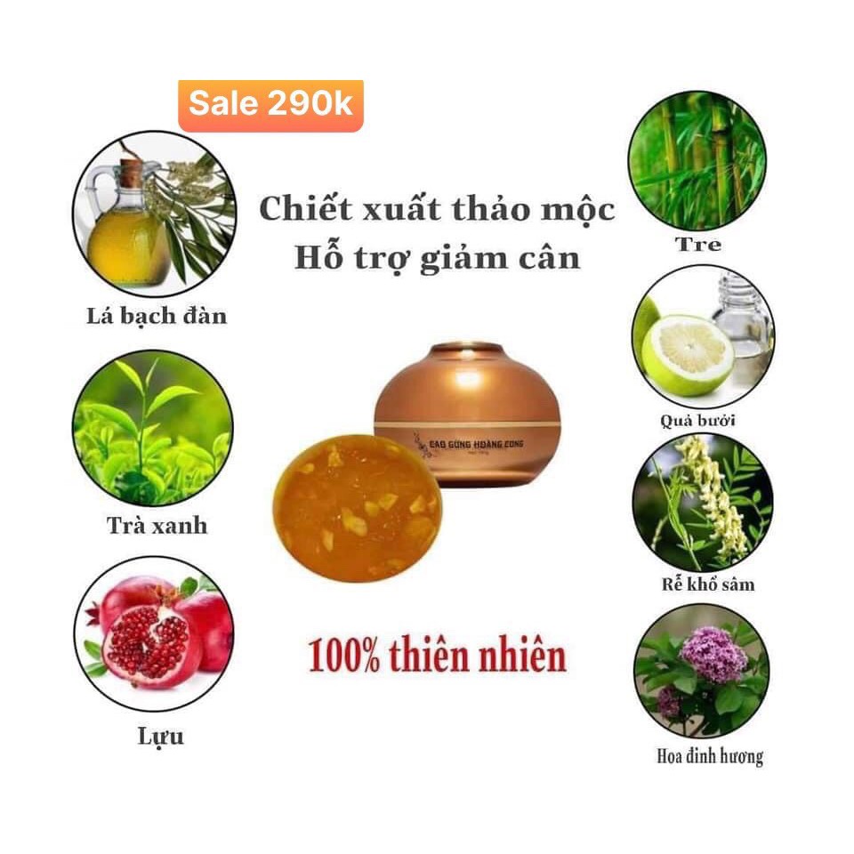 (HÀNG CHUẨN 100%) ĐÁNH TAN MỞ BỤNG VỚI CAO GỪNG HOÀNG CUNG