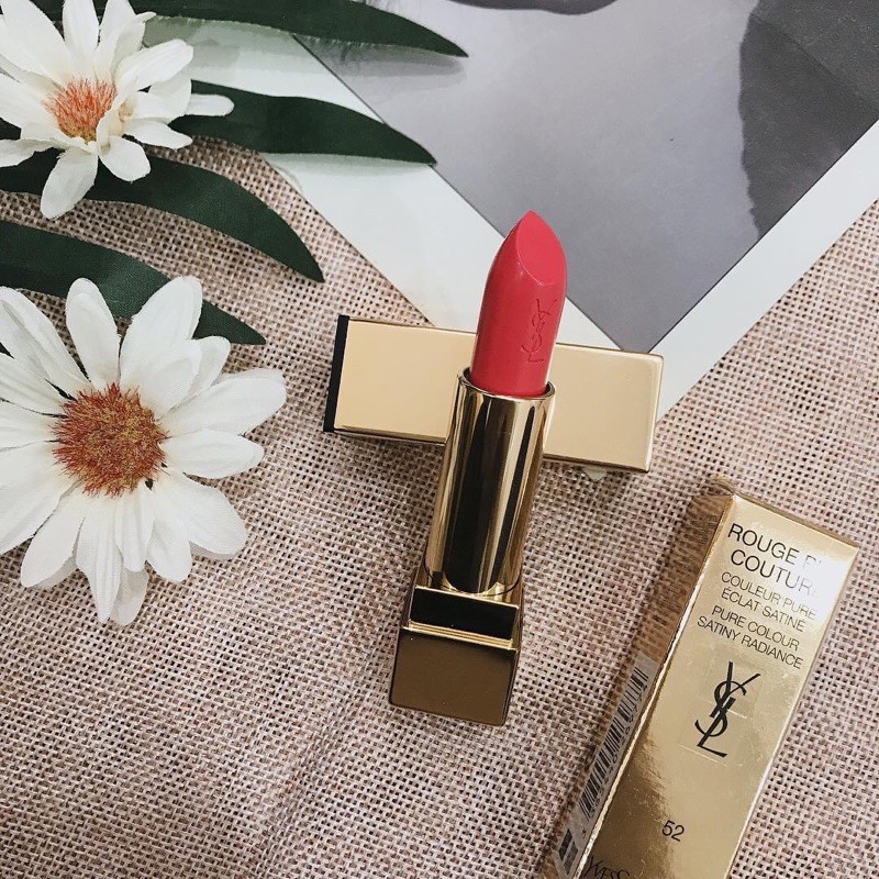 Son YSL Rouge màu 52 - hồng san hô