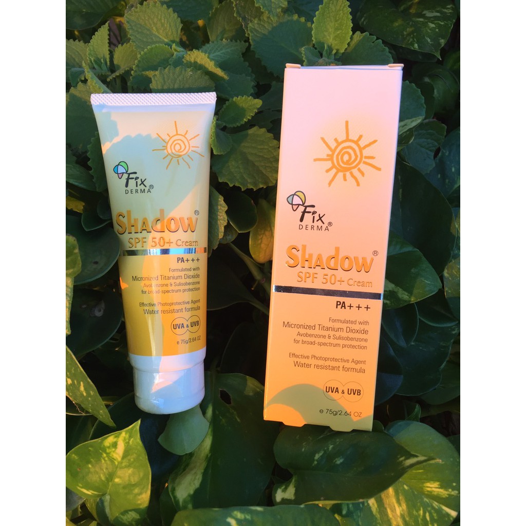 Dược Mỹ Phẩm - Kem chống nắng Nâng Tông Fixderma Shadow SPF 50+ Cream / Gel SPF 30+ (75g)