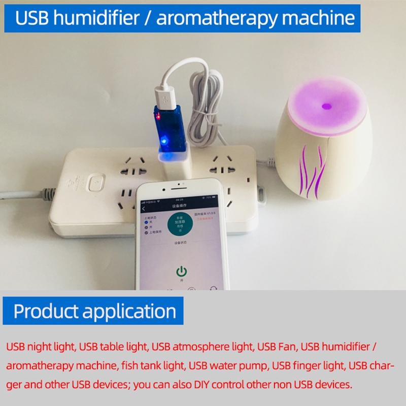 Mô Đun Điều Khiển WIFI USB 3.5-20V 5A 100W Cho Điện Thoại