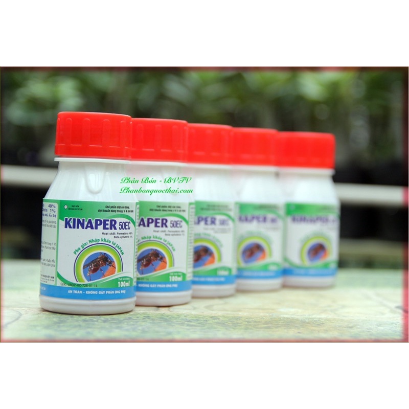 Diệt muỗi vằn , côn trùng An toàn trong nhà và ngoài vườn Permethrin Kinaper 50EC , nhúng mùng màn,chai 100ml