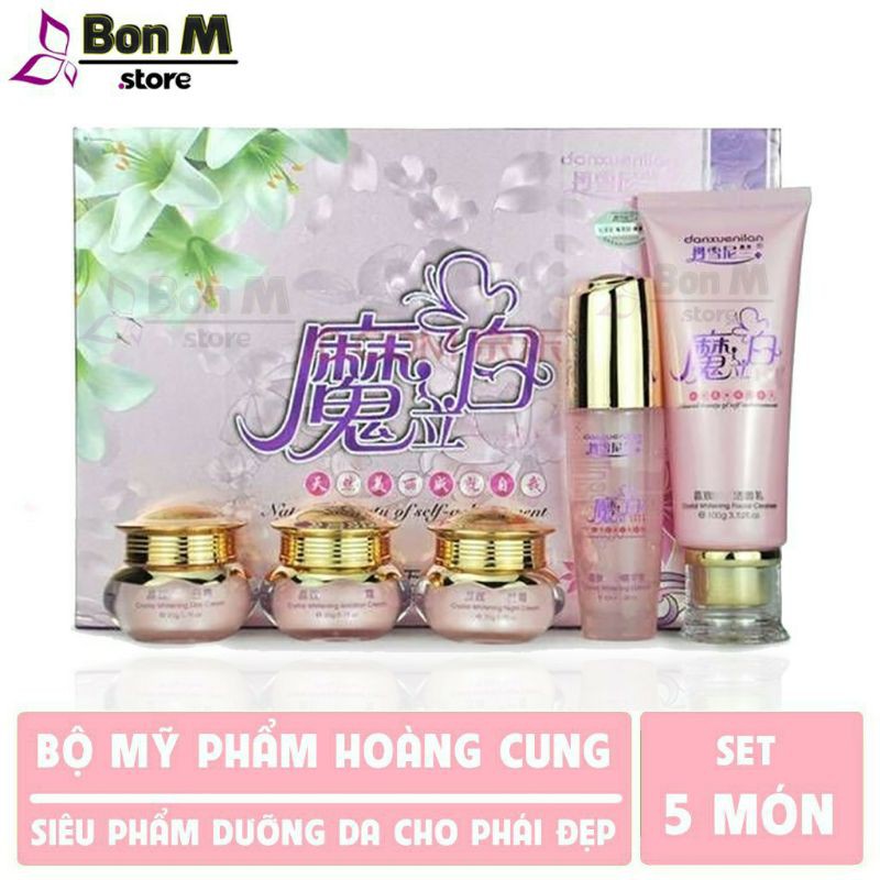 Bộ mỹ phẩm hoàng cung hồng 5 món hàng chuẩn loai 1