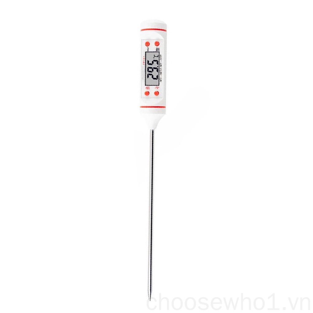 Set 2 nhiệt kế đo nhiệt độ thức ăn Tp101 bằng thép không gỉ an toàn tiện dụng cho nhà bếp