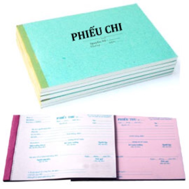 Phiếu chi 1, 2, 3 liên