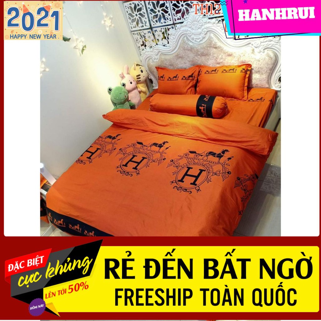 [Drap ga giường]Ga trải giường vải cotton poly mát rẻ nhất tp hcm-hanhrui G11