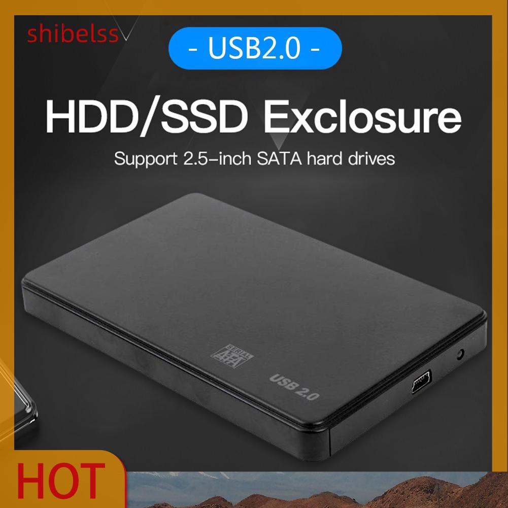 Hộp Nhựa Đựng Ổ Cứng 3tb Usb 2.0 / 3.0 2.5 Inch Sata Ssd Hdd