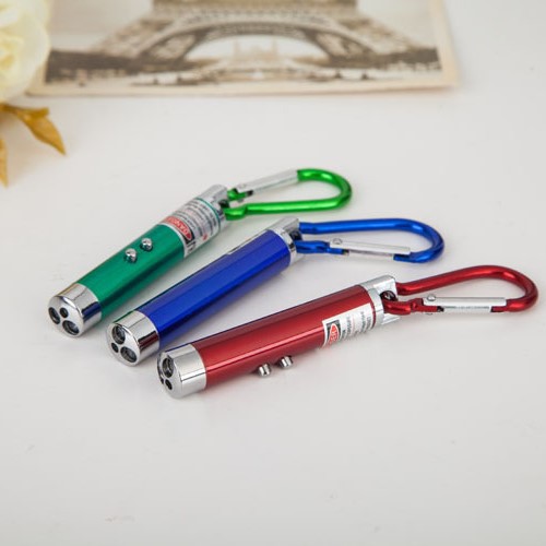 Tia laze đồ chơi cho mèo 3 chế độ có móc khoá tiện lợi