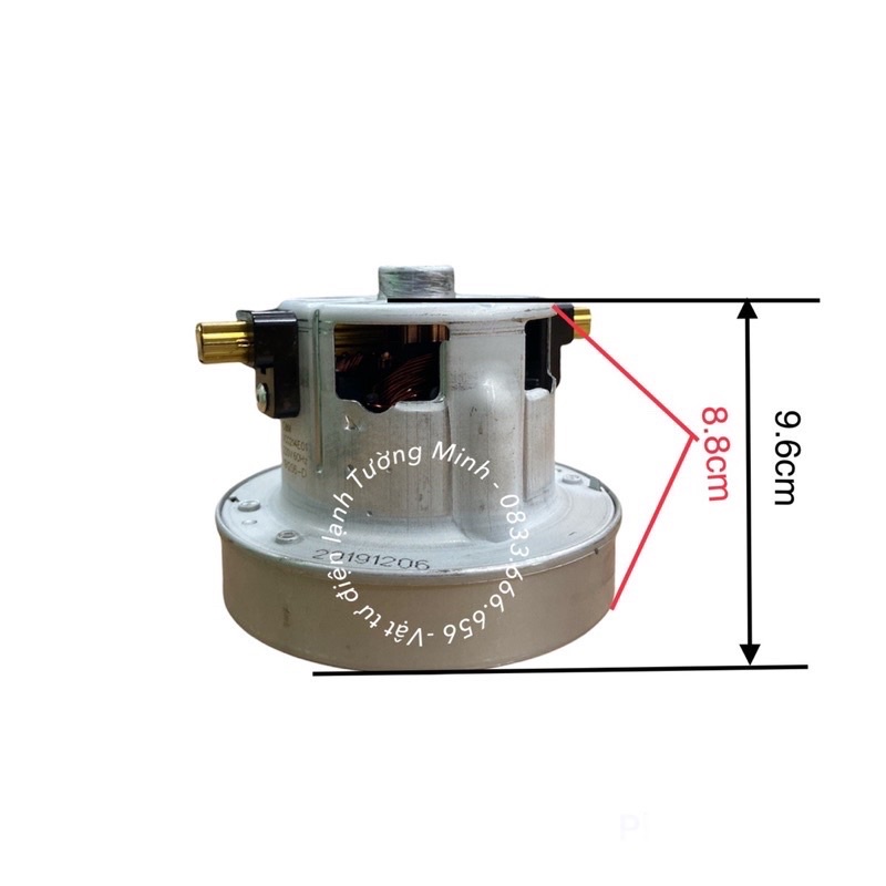 Mô tơ động cơ máy hút bụi LG 1800w loại tốt - Motor củ hút bụi LG (chọn đúng kích thước)