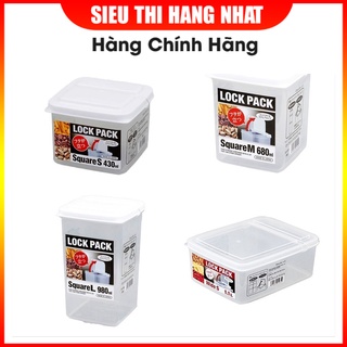 Hộp nhựa đựng thực phẩm nắp liền Lock Pack hàng Nhật