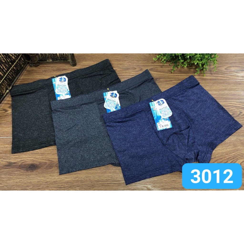 Sịp đùi nam vải thun lạnh siêu mát, quần lót boxer nam thun mát lạnh mã 3012