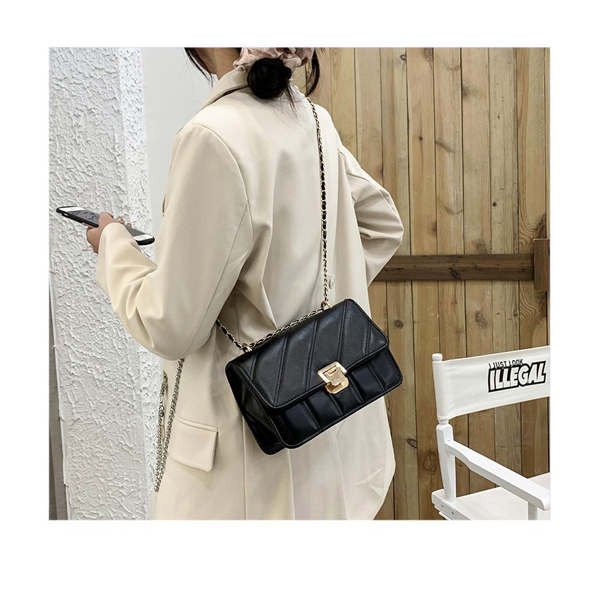 IELGY Túi đeo chéo khổ vuông IELGY thời trang dễ phối đồ dành cho nữ