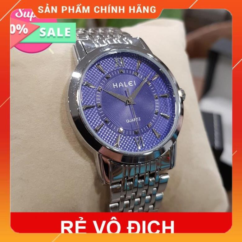 Hot!!! Đồng hồ nam Halei dây thép lụa bạc cao cấp chính hãng TONY WATCH 68 giá re