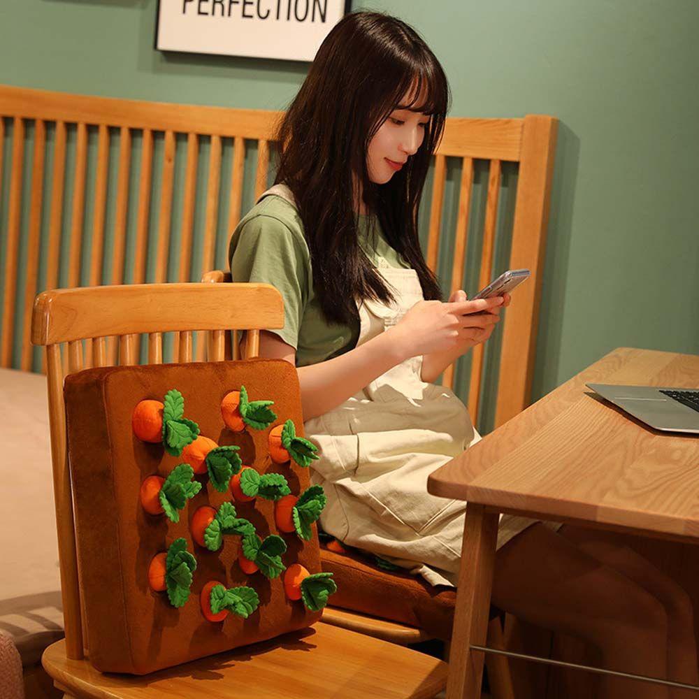 Gối Nhồi Bông Hình Củ Cà Rốt Dễ Thương Tương Tác Giữa Cha Mẹ Và Bé