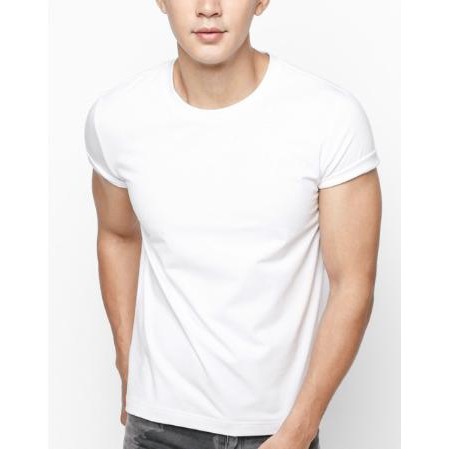 Áo thun nam body cổ tim, vải cotton mịn mát