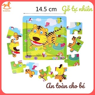 Đồ chơi Ghép hình Tranh ghép puzzle gỗ  Trò chơi Phát triển cân bằng não trái và não phải