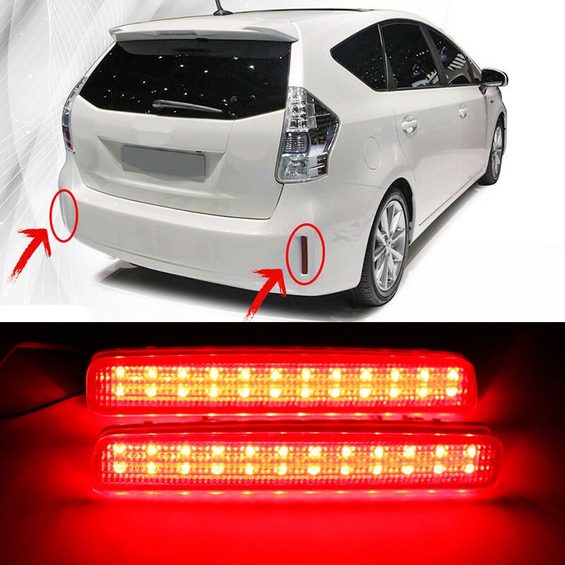 Đèn LED Phanh Phản Quang Gắn Đuôi Xe Hơi Toyota NOAH VOXY 80 Pruis 40