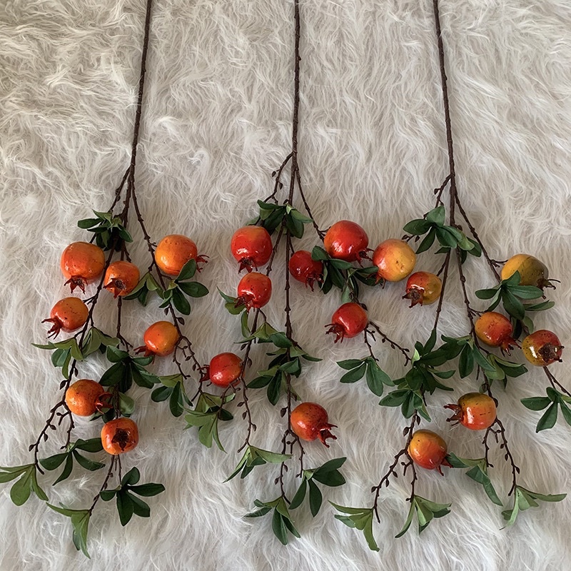 Cành lựu decor trang trí nhà cửa siêu đẹp