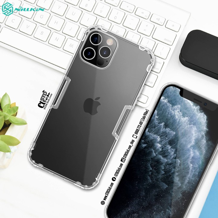 ỐP LƯNG IPHONE 12 PRO MAX NILLKIN SILICON CHÍNH HÃNG [SALE] | BigBuy360 - bigbuy360.vn