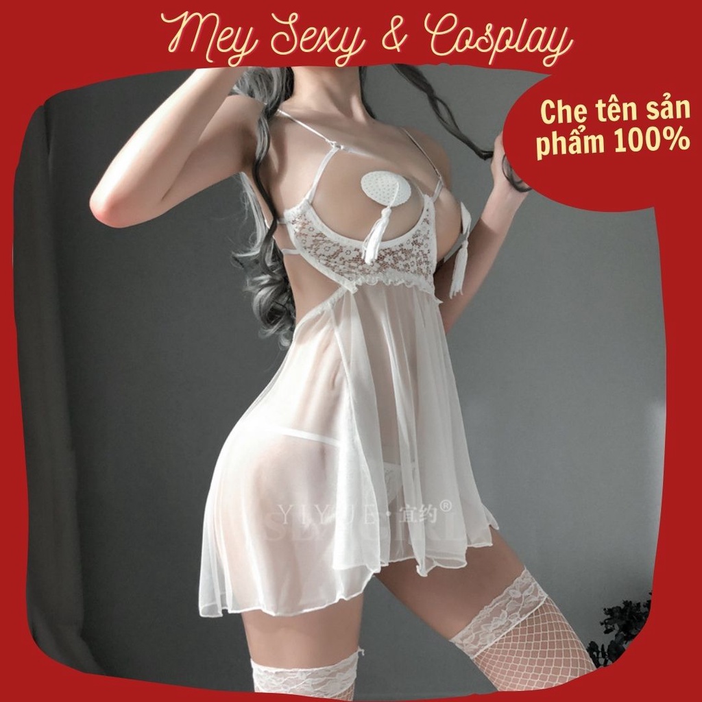 Set váy khoét ngực sexy xuyên thấu gợi cảm cho nữ | Mey Sexy & Cosplay | BigBuy360 - bigbuy360.vn