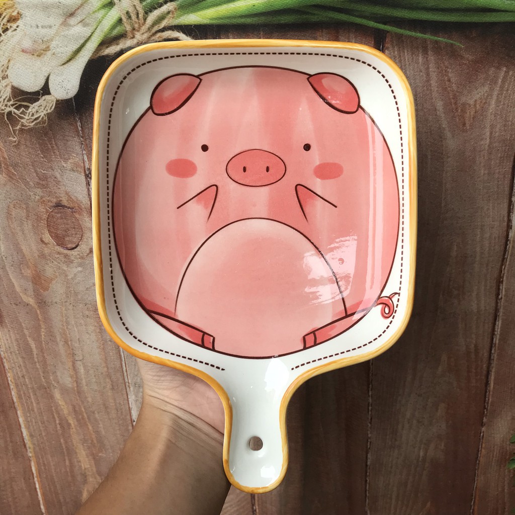 Bộ Bát Đĩa  Bát Ăn Cơm, Bộ Chén Dĩa Dễ Thương, Đĩa Sứ Decor Đẹp Cao Cấp Hoạt Hình Ngộ Nghĩnh
