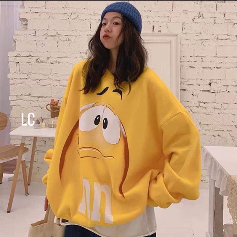 ÁO NỈ PHOM UNISEX MẶT MẾU