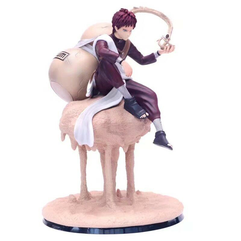 Mô hình Naruto Garra Gara nhất vĩ ngồi trên cát , cao 22cm