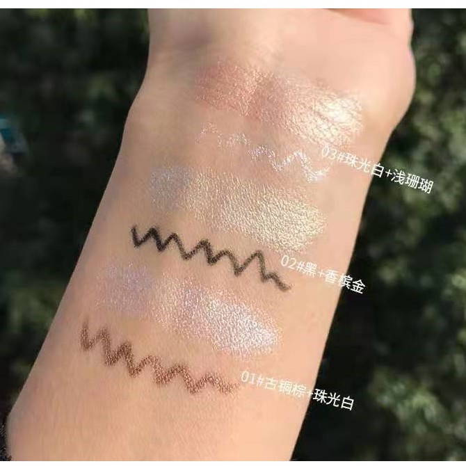 Thỏi Sáp Kẻ Mắt GELLA'S Hai Đầu 2 Màu Gradient Có Ánh Nhũ | BigBuy360 - bigbuy360.vn