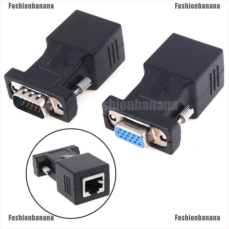 Đầu Chuyển Đổi Từ Cổng Vga Sang Rj45 15pin