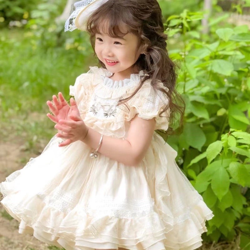 VÁY CÔNG CHÚA PHONG CÁCH LOLITA CHO BÉ GÁI SIZE 8-10kg (Hình chụp thật)