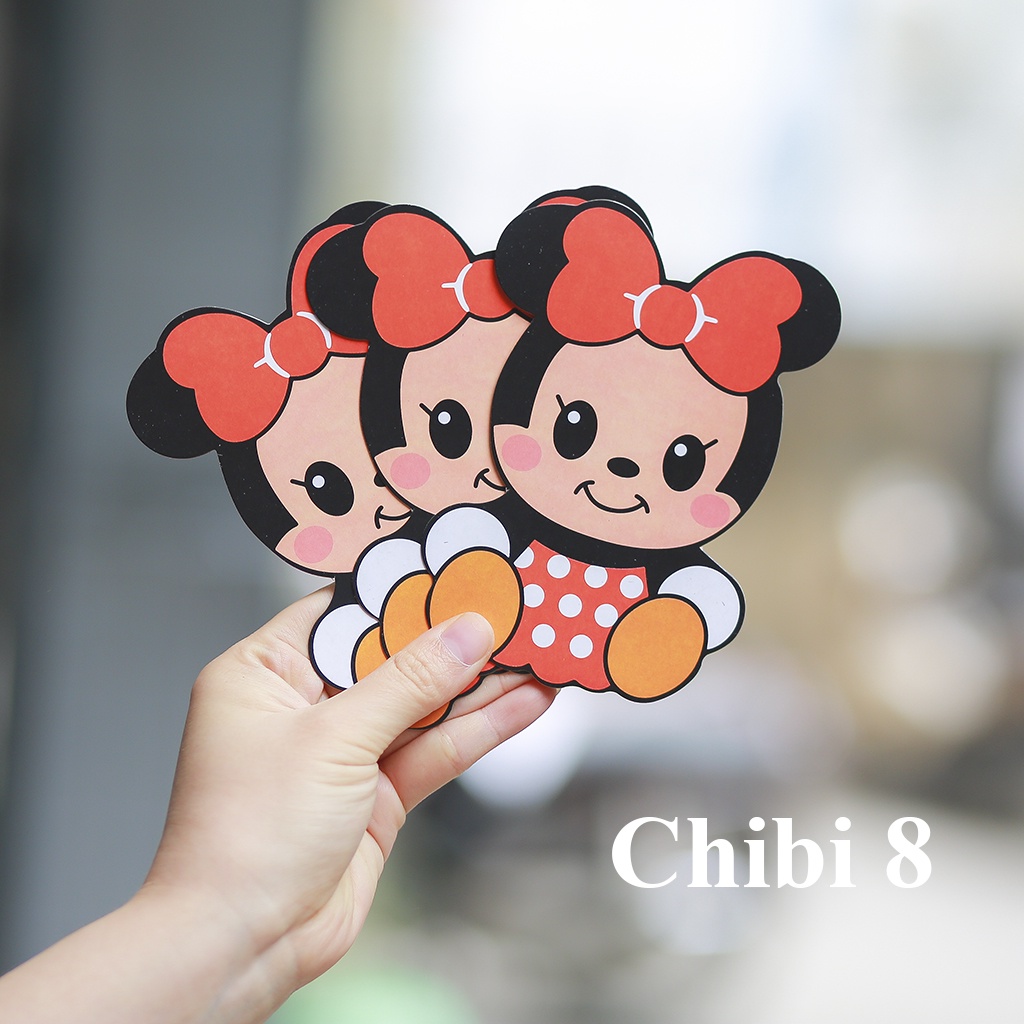 Lì xì hoạt hình CHIBI tết 2023 Lì xì hình thú