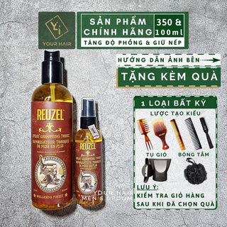 Xịt dưỡng tăng độ giữ nếp cho tóc Reuzel Grooming Tonic Spray - 350ml - Chính hãng