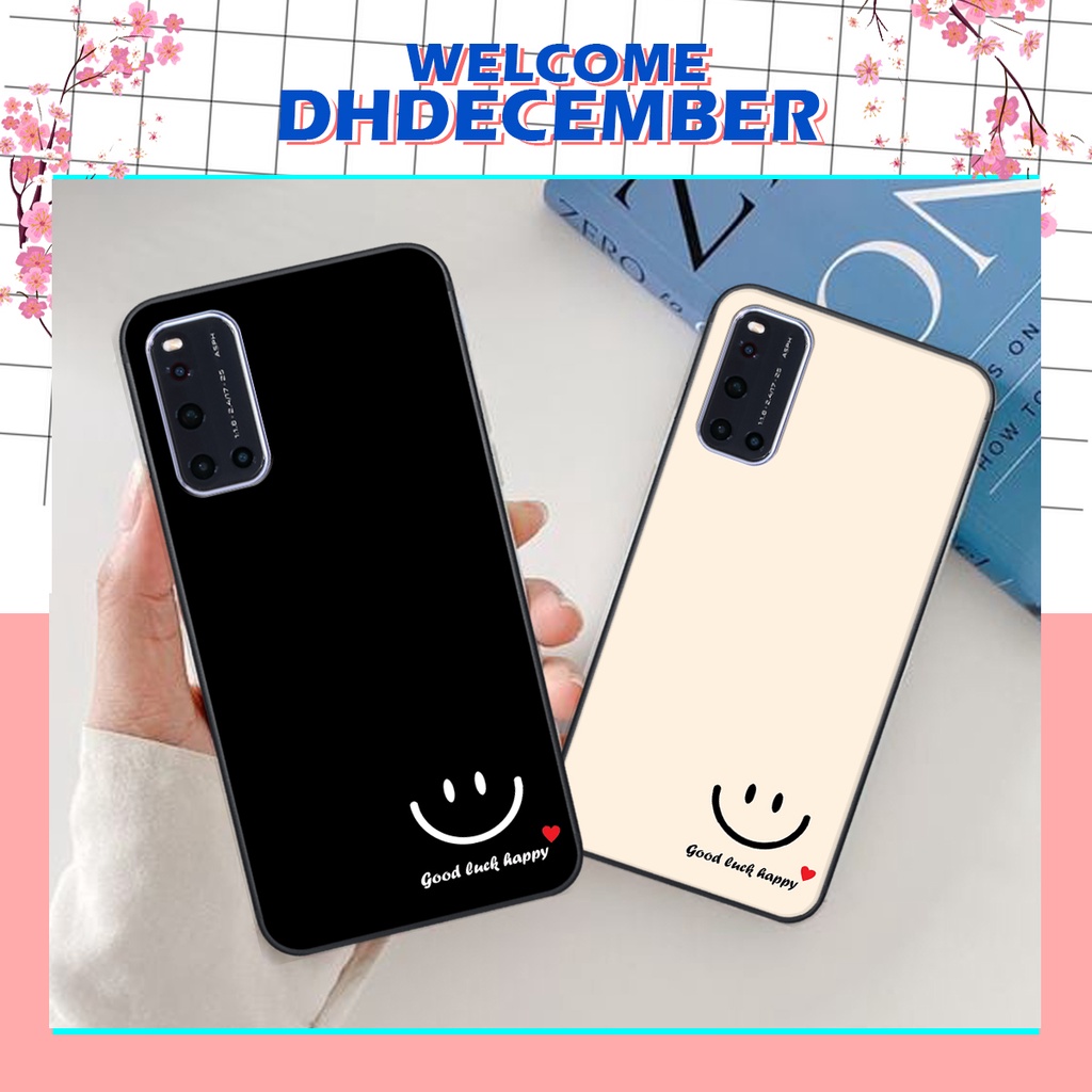 Ốp lưng Vivo V19 in hình nice ,good luck happy ốp xinh viền dẻo đẹp chất
