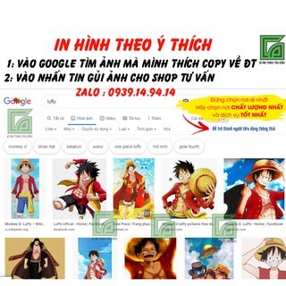 Áo Thun In Hình One Piece In Theo Ý Thích Vải Thái (in theo yêu cầu) greenshopct