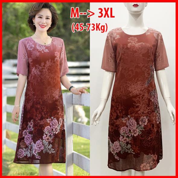 BIGSIZE - ĐẦM SUÔNG TUỔI TRUNG NIÊN NHIỀU SIZE KIỂU ĐẦM SUÔNG CHO MẸ TRUNG NIÊN U50, U60 3309 3303 3226 3220 3244 😘