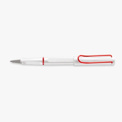 Bút bi nước LAMY safari SPECIAL EDITION white with red clip