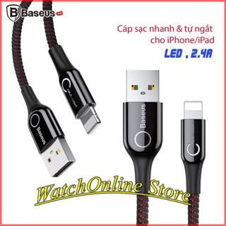 CÁP SẠC LIGHTNING SẠC NHANH TỰ NGẮT THÔNG MINH CHO IPHONE 6/ 7/ 8/ IPHONE X/ IPAD PRO MAX IPHONE 11