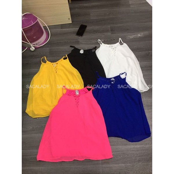 Áo 2 Dây Voan Có Tăng Đơ 2 Lớp Lót Naif - 3215