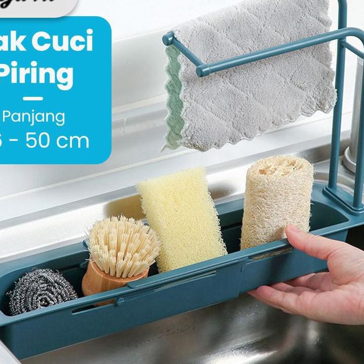 Giá Đựng Mút Rửa Chén / Xà Phòng Gắn Vòi Nước Tiện Dụng Cho Nhà Bếp Hrm107 | BigBuy360 - bigbuy360.vn