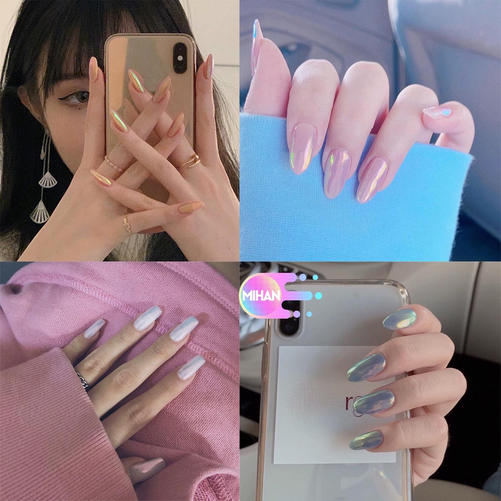 [Hàng mới về] Hộp 24 móng tay giả phong cách nghệ thuật trang trí thời trang cho nữ