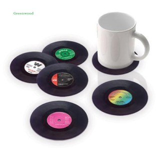 Đế lót ly bằng silicone thiết kế chống trượt phong cách retro
