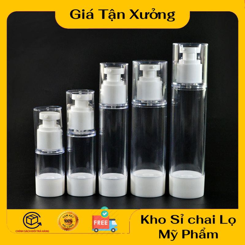 Chai Chiết Mĩ Phẩm ❤ TRÙM SỈ ❤ Chai nhựa xịt giọt hút chân không 30ml chiết mỹ phẩm , phụ kiện du lịch