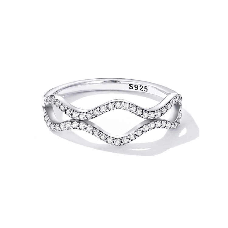 Bamoer Bông Tai bạc 925 Đính Đá Zircon Và Ngọc Trai 3 Phong Cách Thời Trang Dành Cho Nữ