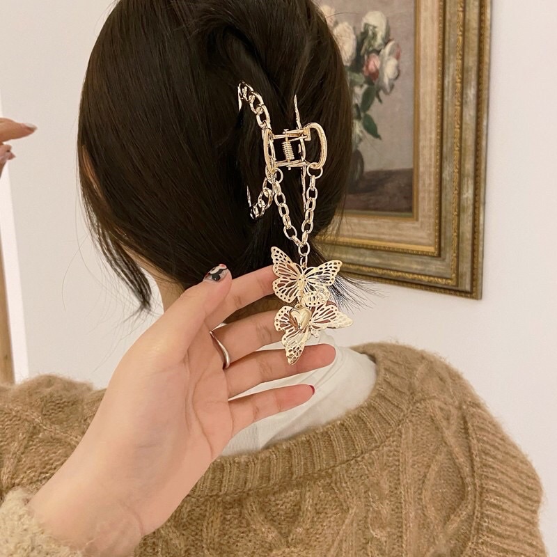 Kẹp Tóc Hàn Quốc Min Kim Loại Phong Cách Thời Trang Trẻ Hot trend