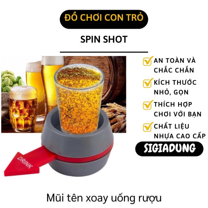 [SGD] Mũi Tên Xoay Uống Rượu - Đồ Chơi Dành Cho Các Bữa Tiệc, Xoay Uống Bia Spin Shot 4036