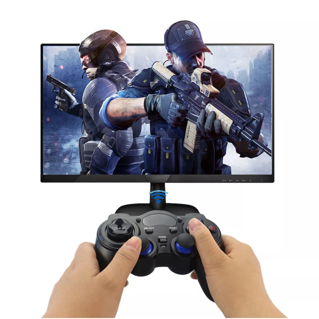 Tay cầm chơi game không dây 2.4G cho PS3 Android PC TV Box