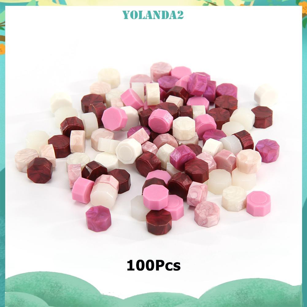 Bộ 100 Viên Sáp Niêm Phong Phong Cách Retro Làm Đồ Thủ Công