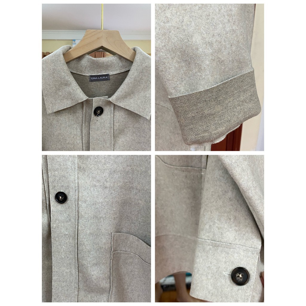 Áo Dạ Lì Cổ Đức Dáng Ngắn Cực Xinh Freesize<53kg - A.083 | BigBuy360 - bigbuy360.vn