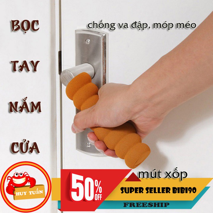 Mút xốp bọc tay nắm cửa chống va đập