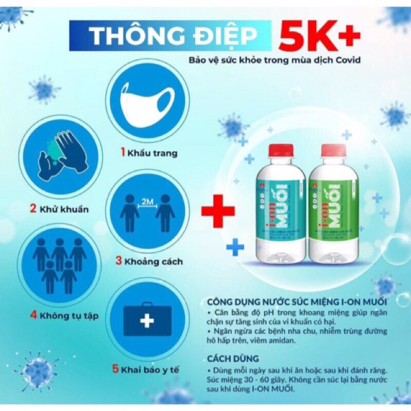 Nước muối sinh lý xúc miệng công nghệ nhật bản 680ml.