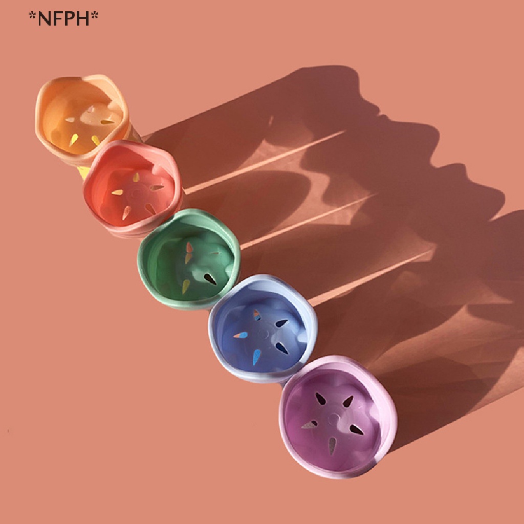 [Hàng mới về] Bộ hộp đỡ bông phấn trang điểm nền tiện dụng